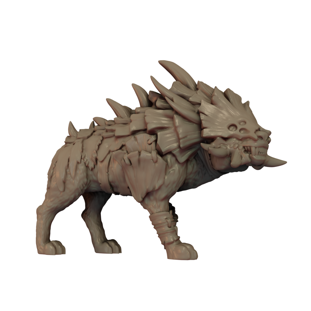 Armoured Dinocrocuta Pose 2