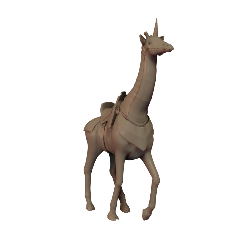 Armoured Giraffe Pose 1