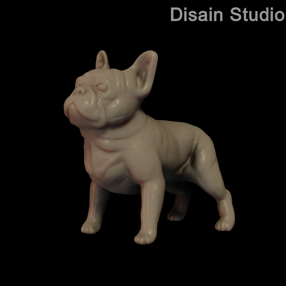 French Bull Dog Pose 1