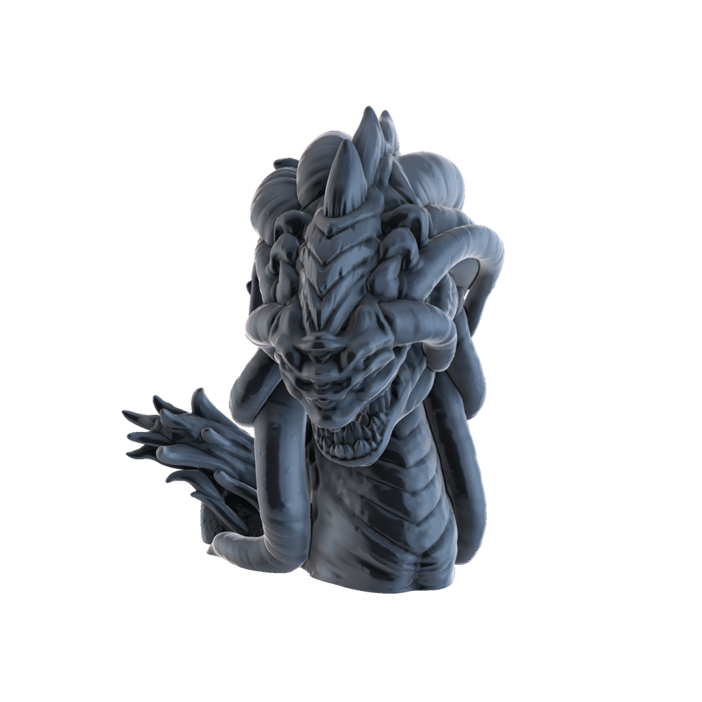 3D printed Aboleth front view