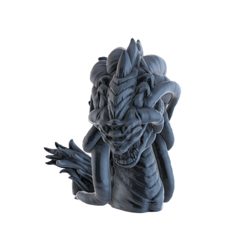 3D printed Aboleth front view