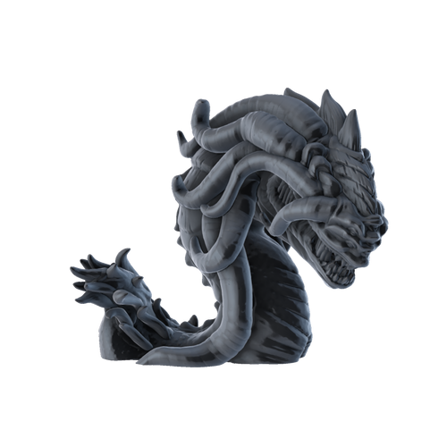 3D printed Aboleth side view