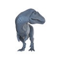 3D printed Acrocanthosaurus front view