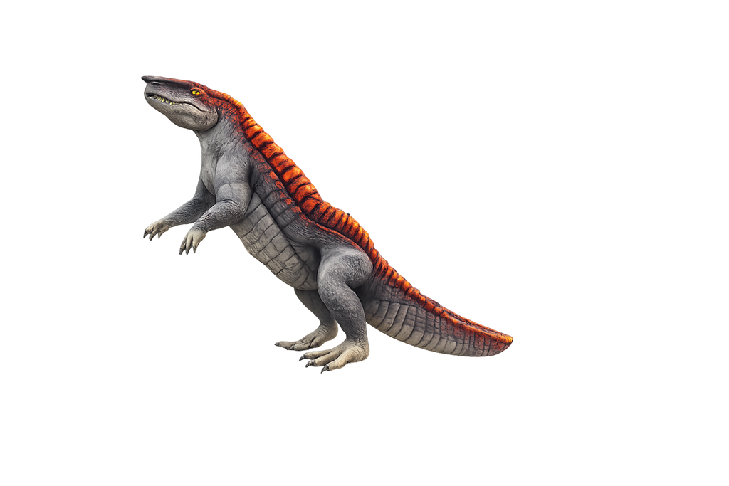 Aetosauroides Rearing Painted