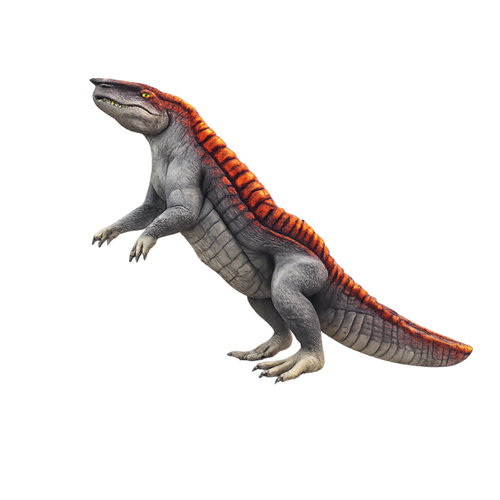 Painted Aetosauroides Rearing miniature