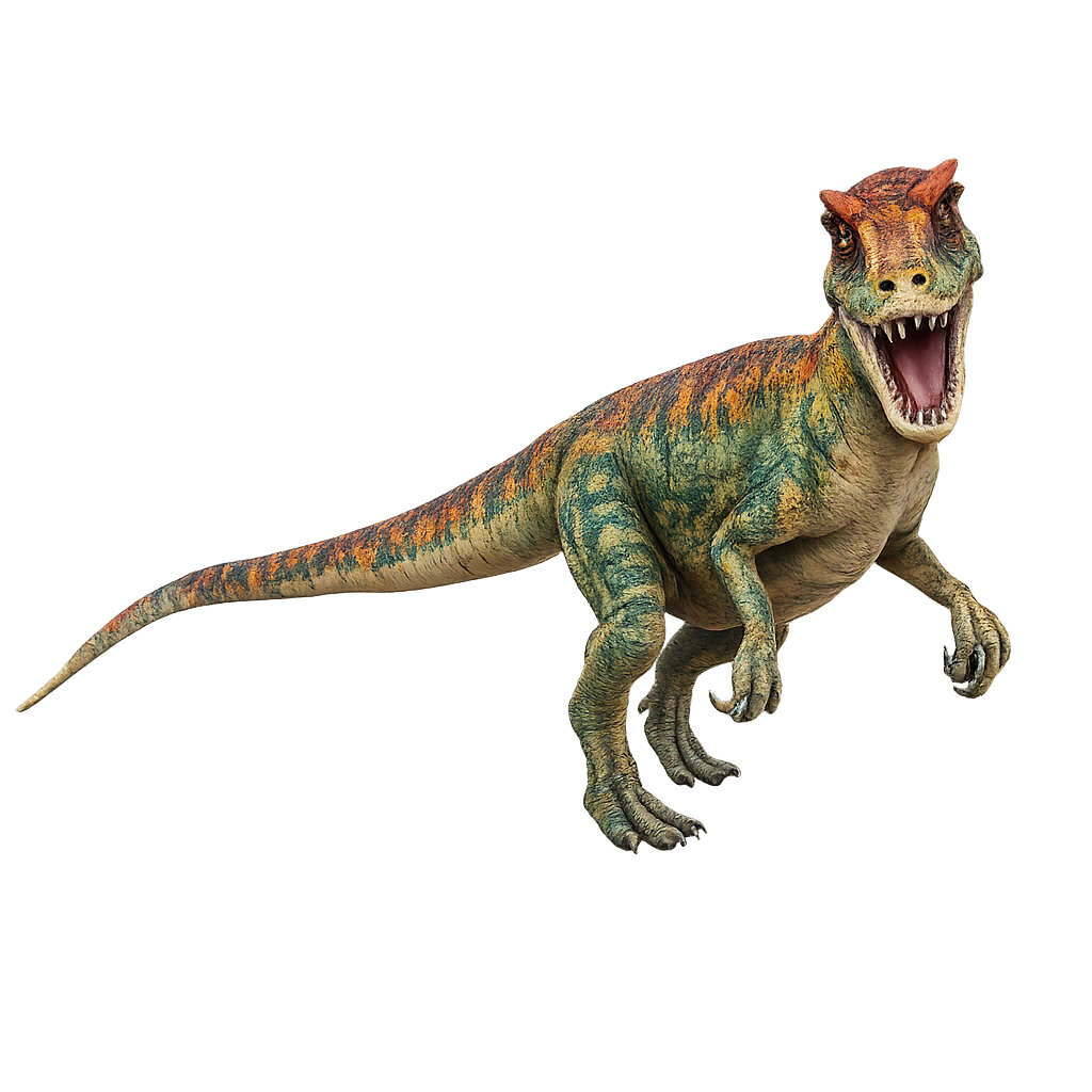 Painted Allosaurus Standing miniature