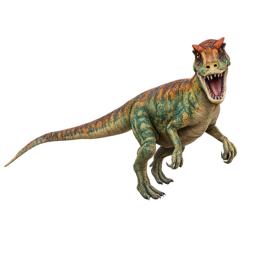 Painted Allosaurus Standing miniature