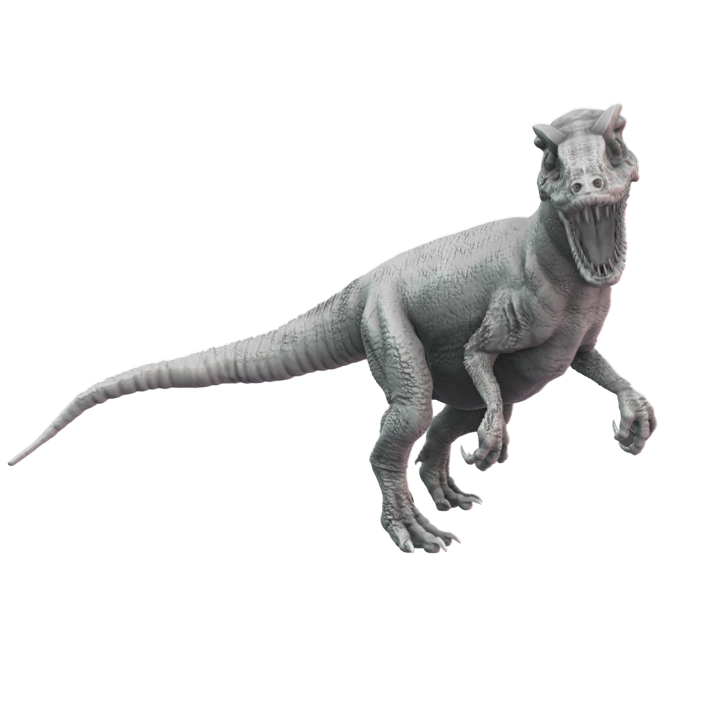 Allosaurus Standing Front View