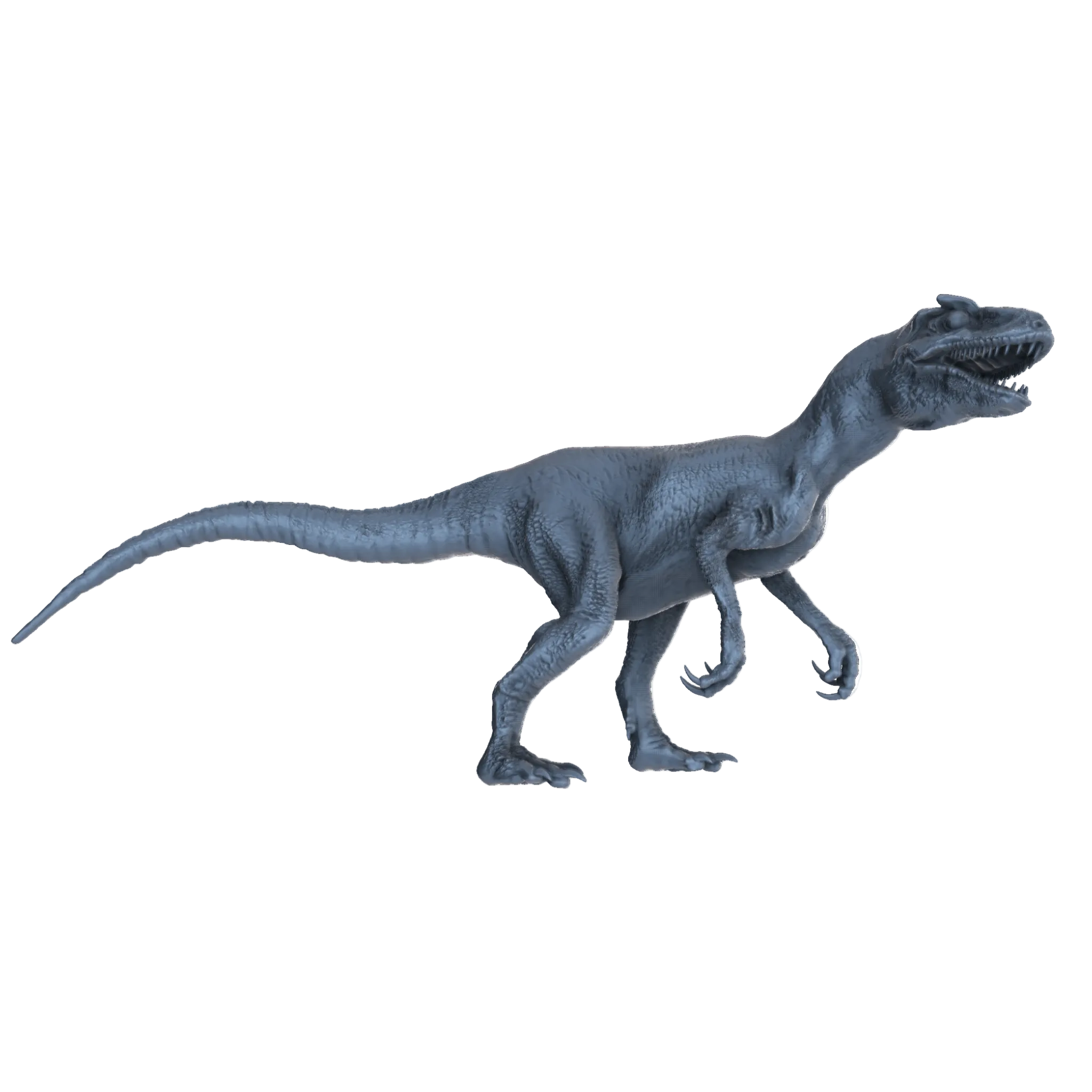 3D printed Allosaurus juvenile side view