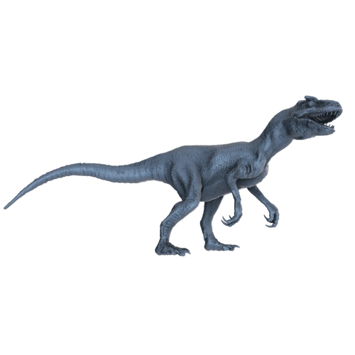 3D printed Allosaurus juvenile side view