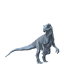 3D printed Allosaurus standing front view