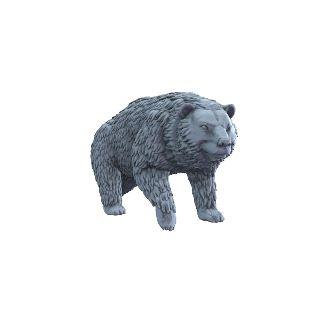3D printed American Black Bear front view
