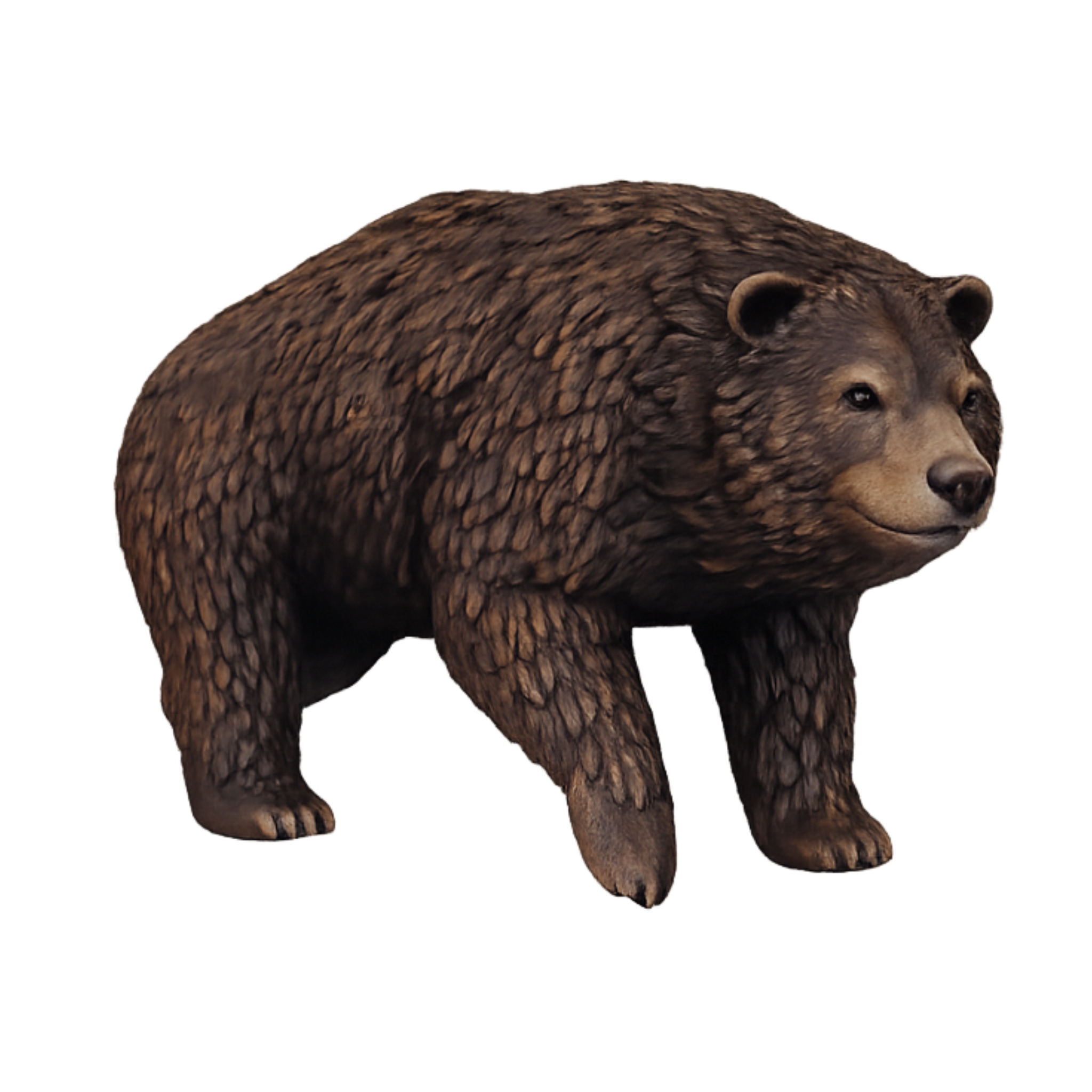 Painted American Black Bear miniature