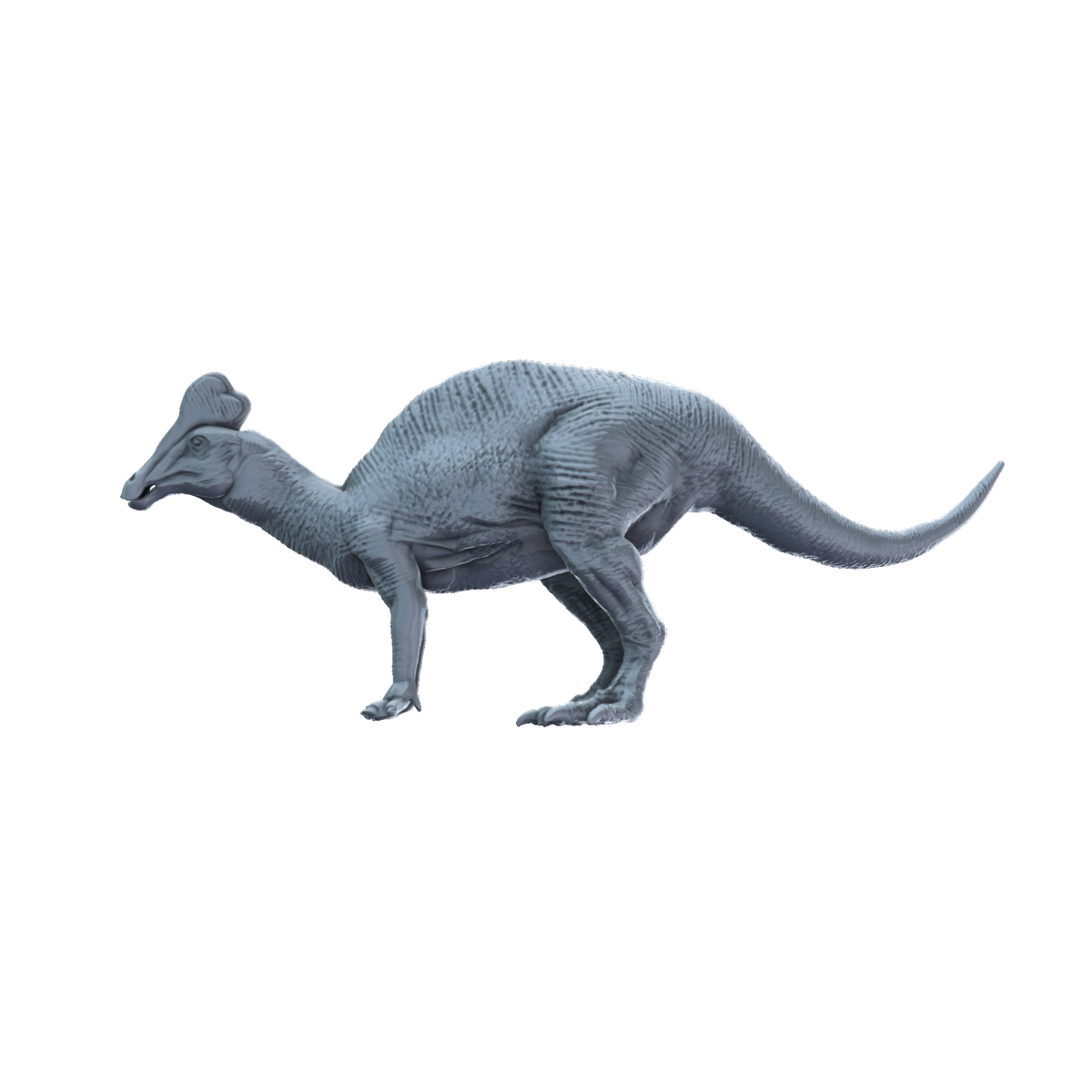 3D printed Amurosaurus side view
