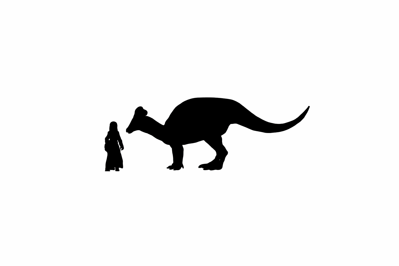 Amurosaurus Scale comparison with 28mm Human