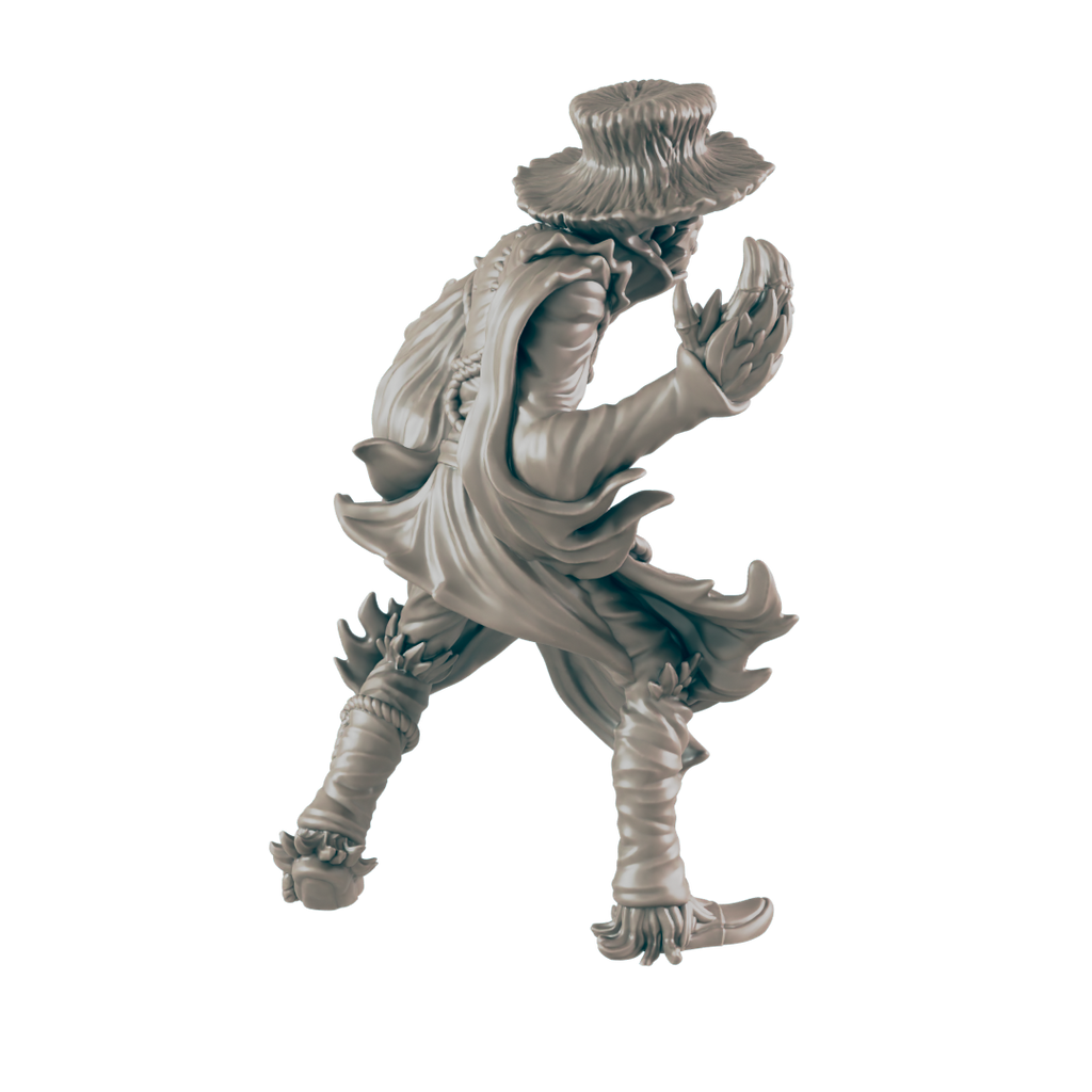 3D printed Animated Scarecrow back view