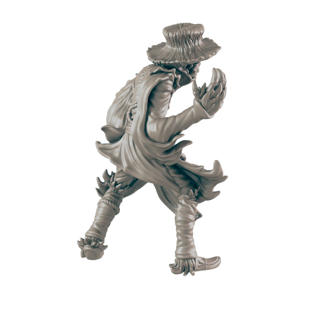 3D printed Animated Scarecrow back view