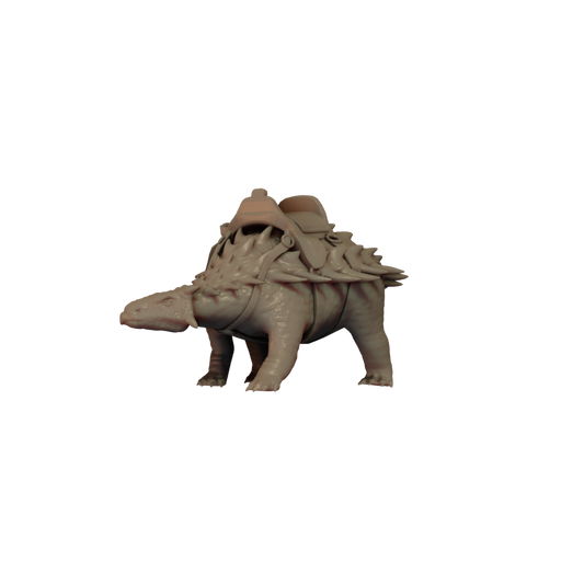 Ankylosaurus Mount Pose 2