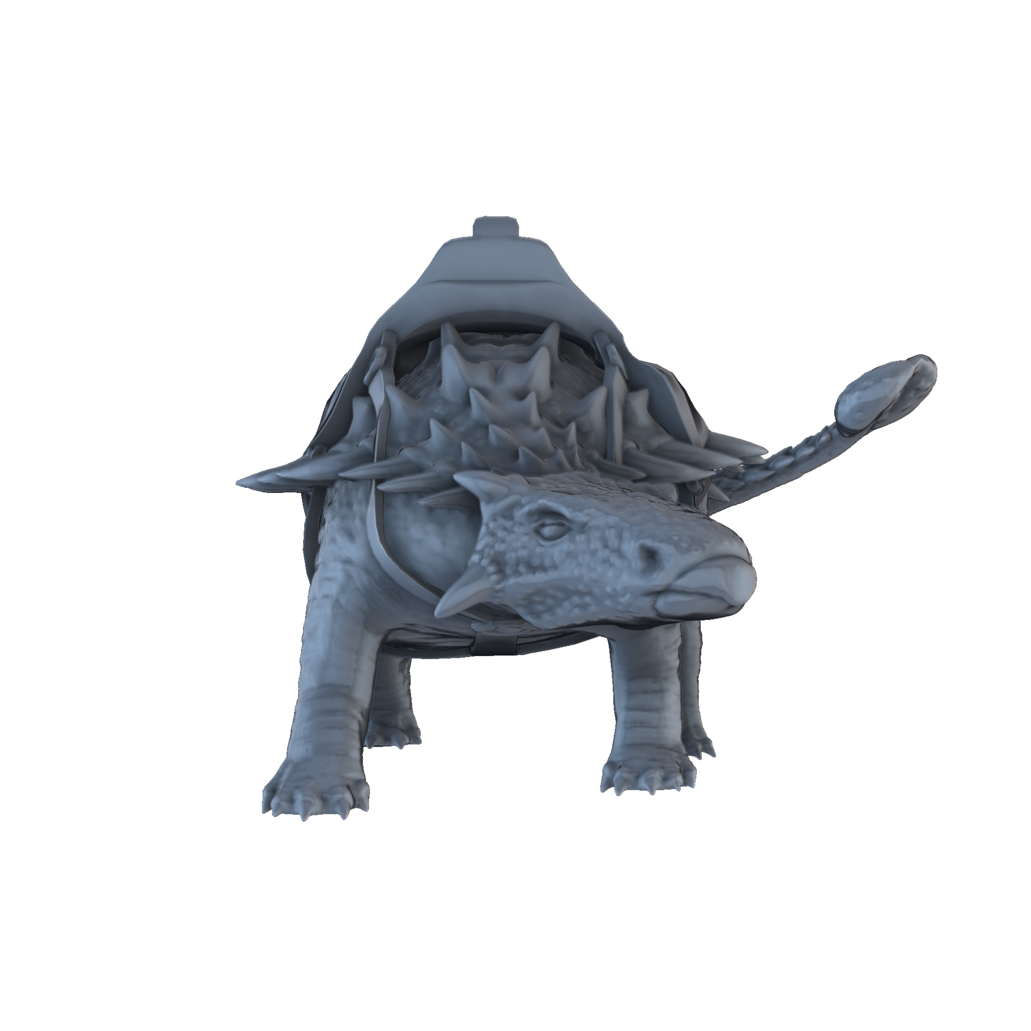 Ankylosaurus Mount render front view