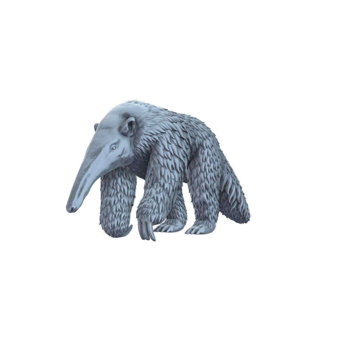 3d printed Anteater front view