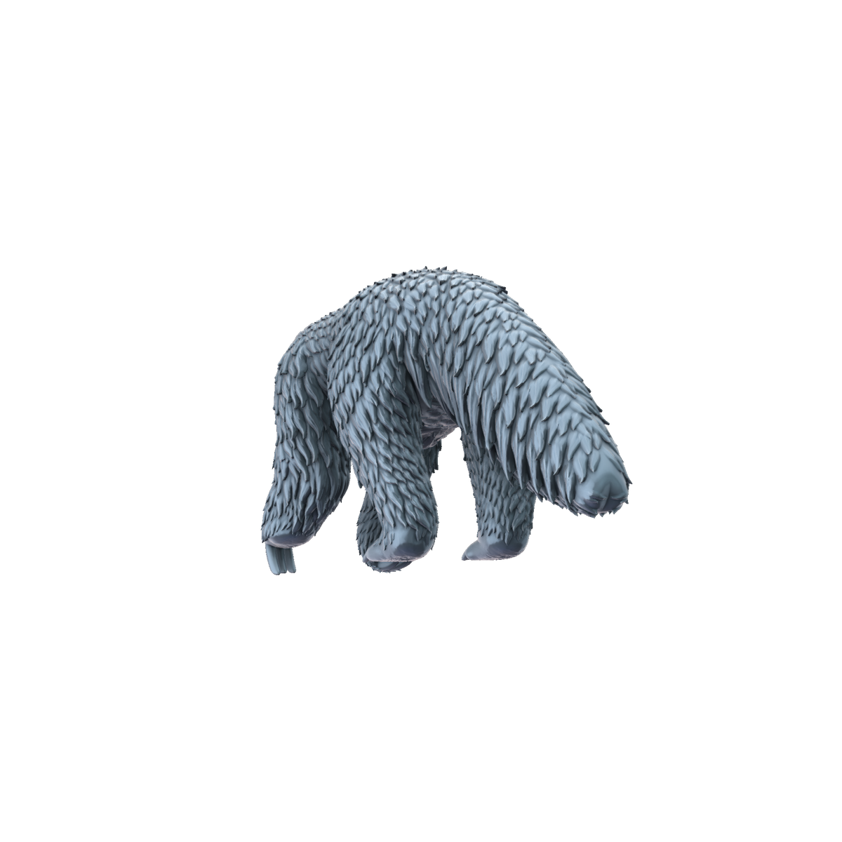 3d printed Anteater rear view