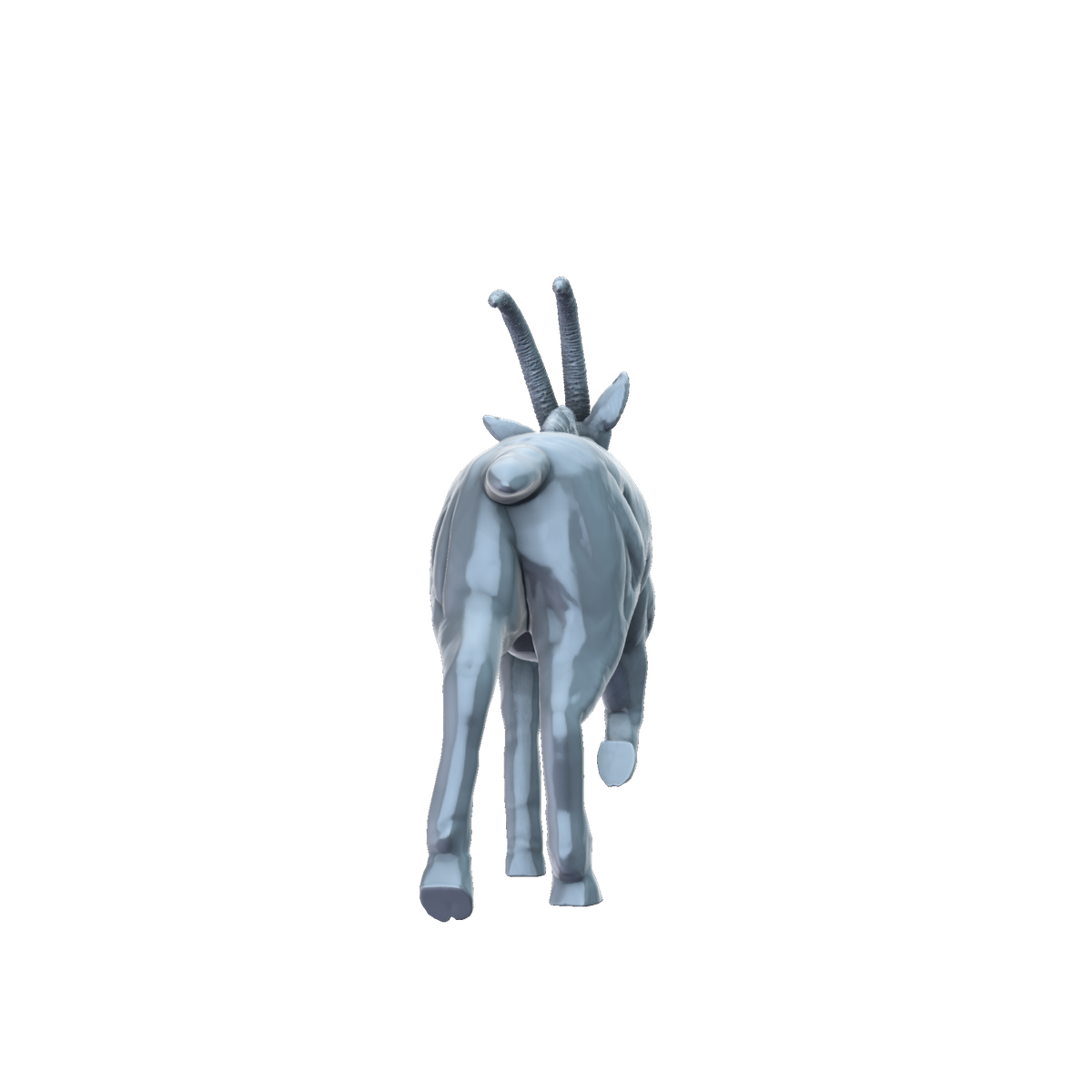 3D printed Antelope rear view