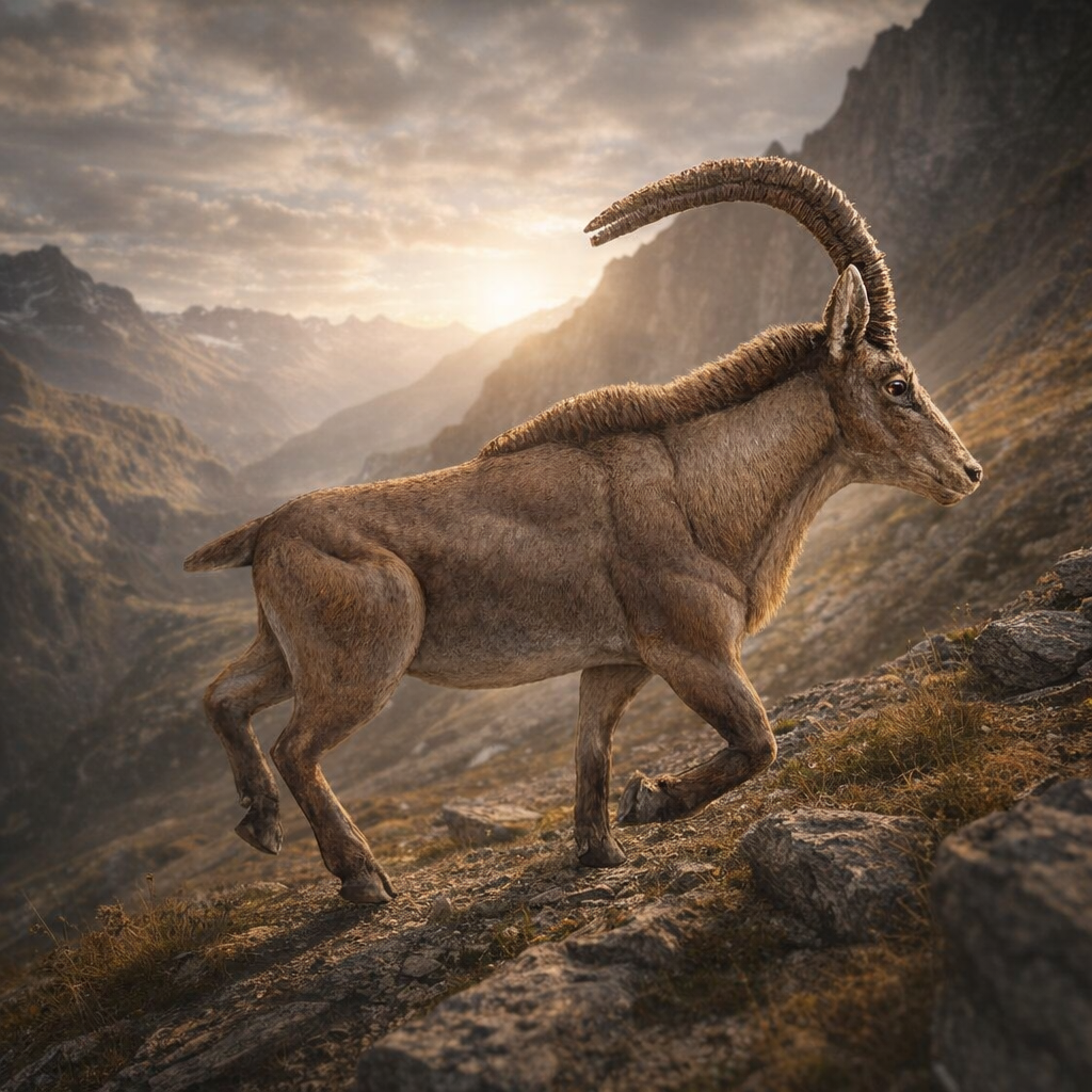 Antelope on  hillside