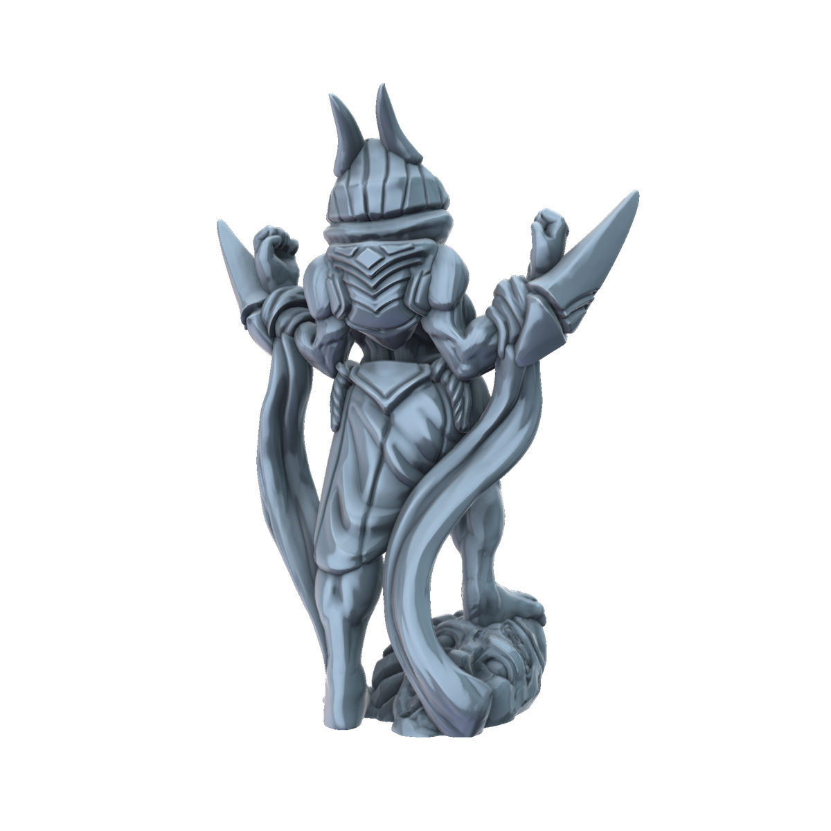 3D printed Anubis Warrior rear view