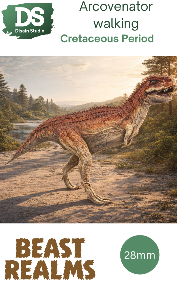 Arcovenator Walking Packaging 'Beast Realms' range from 'Disain Studio'