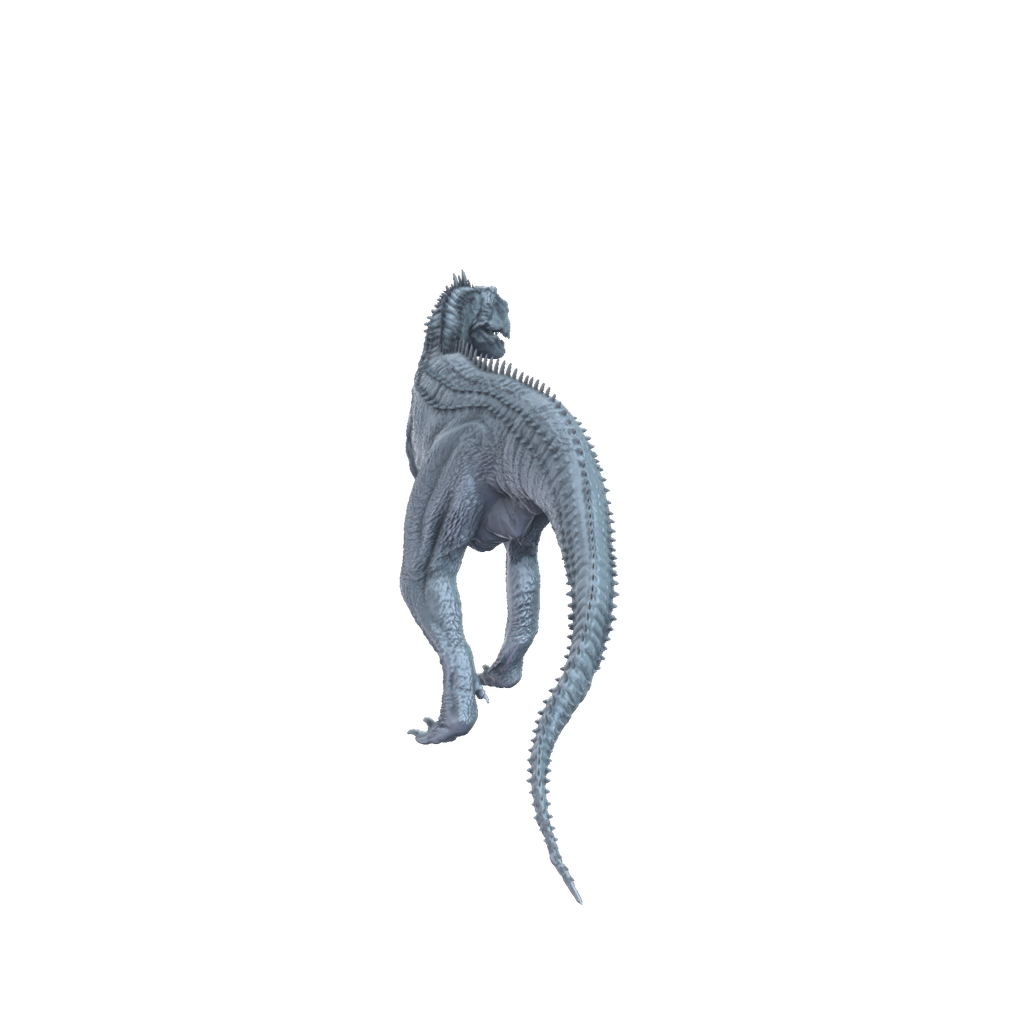 3D printed Arcovenator walking rear view