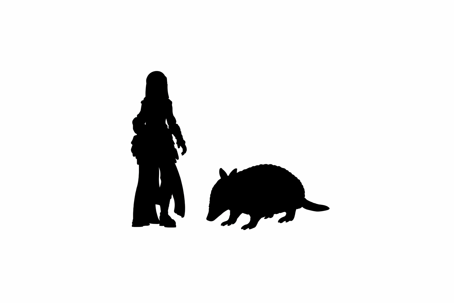 Armadillo Scale Comparison with 28mm Human Miniature