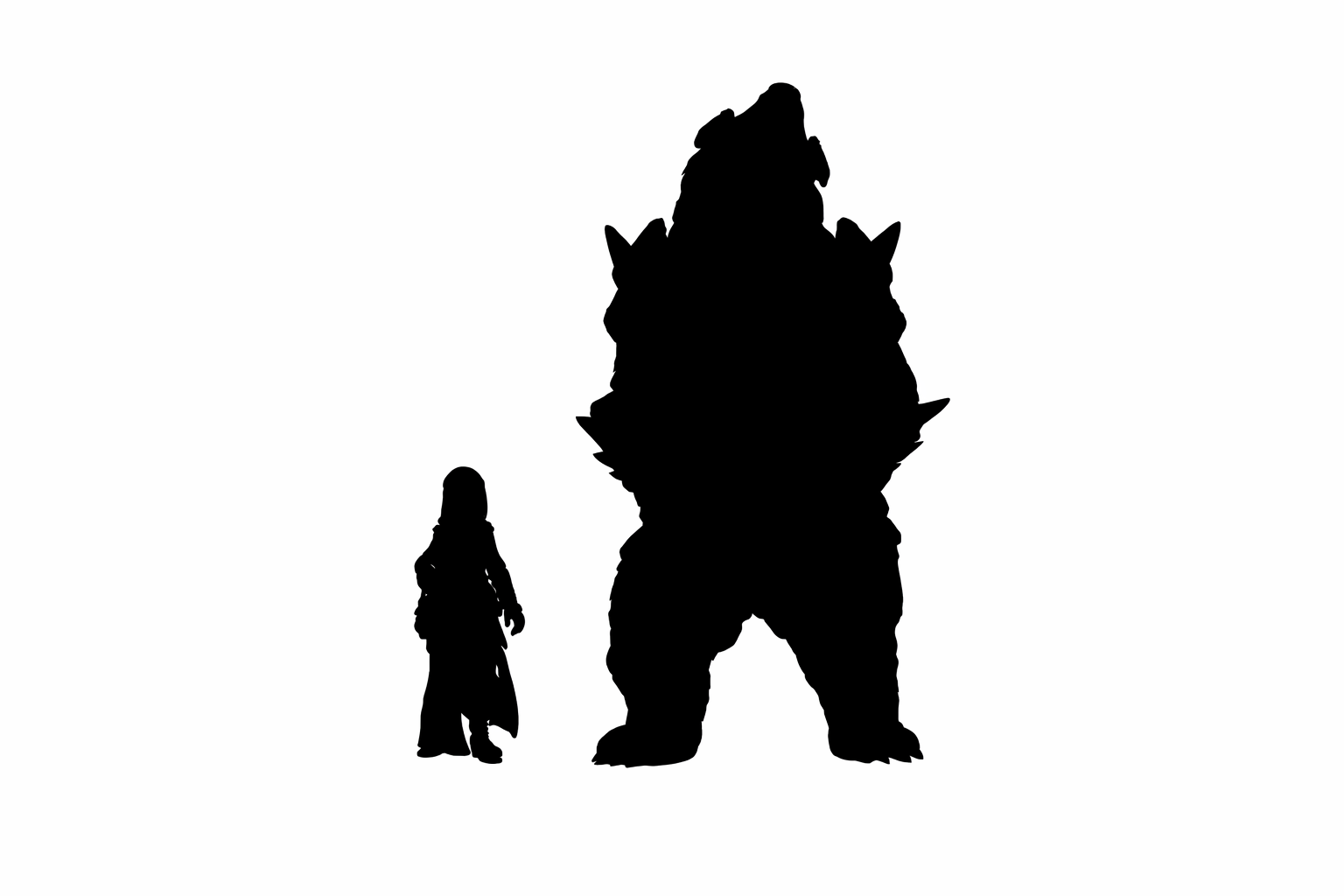 Armoured Bear standing scale comparison to 28mm human miniature