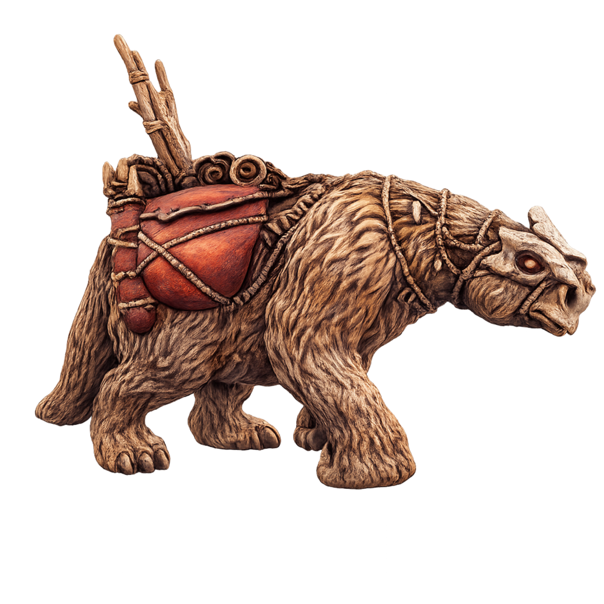 Painted Armoured Megatherium miniature