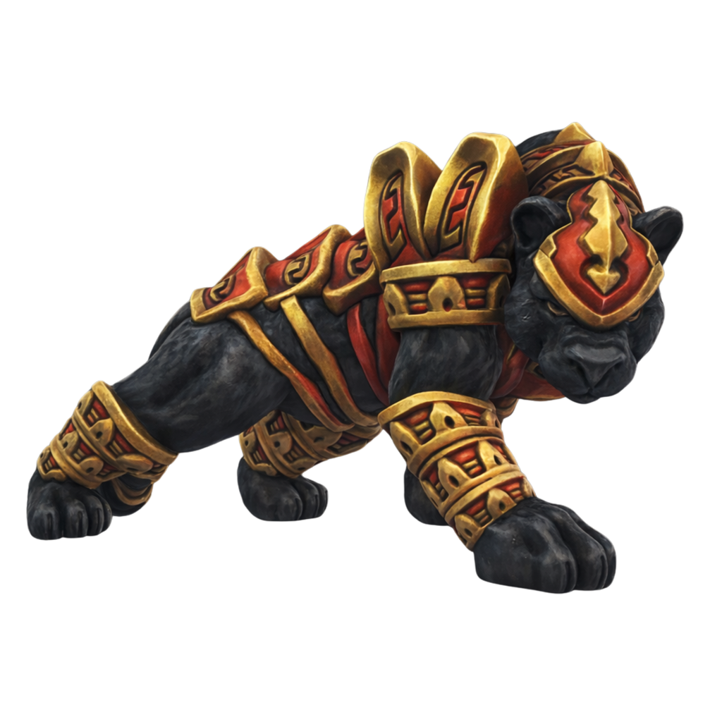 Painted Armoured Panther miniature