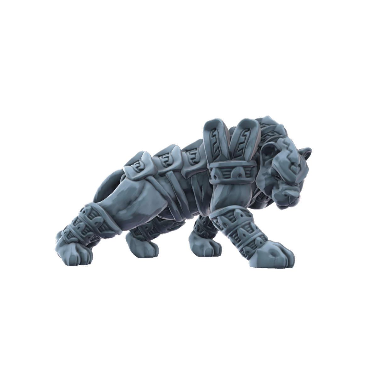 3D printed Armoured Panther side view