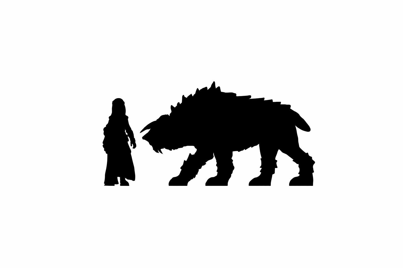 Armoured Smilodon scale comparison to 28mm human miniature