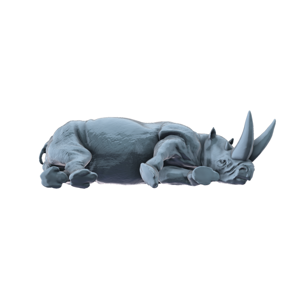 3D printed Arsinoitherium carcass side view
