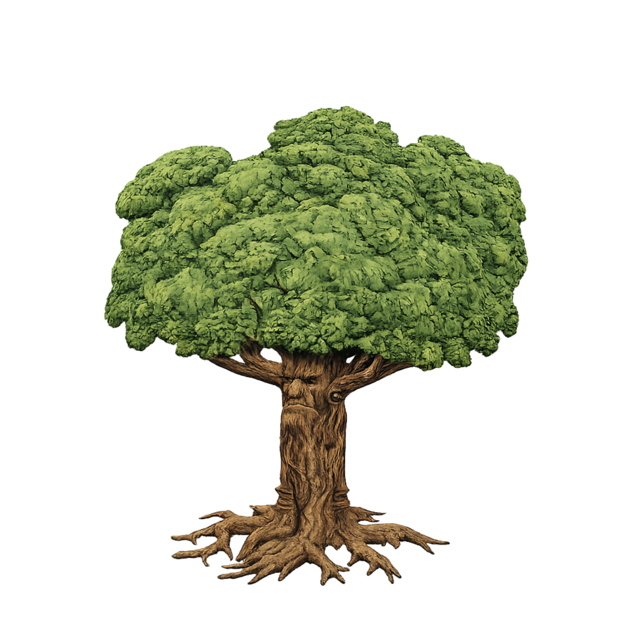 Painted Awakened Tree miniature