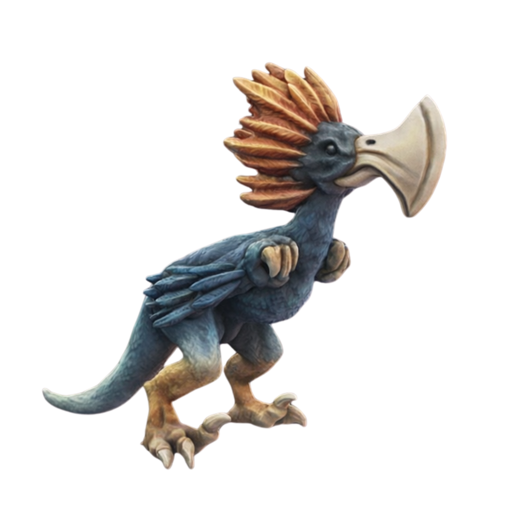 Painted Axe Beak miniature