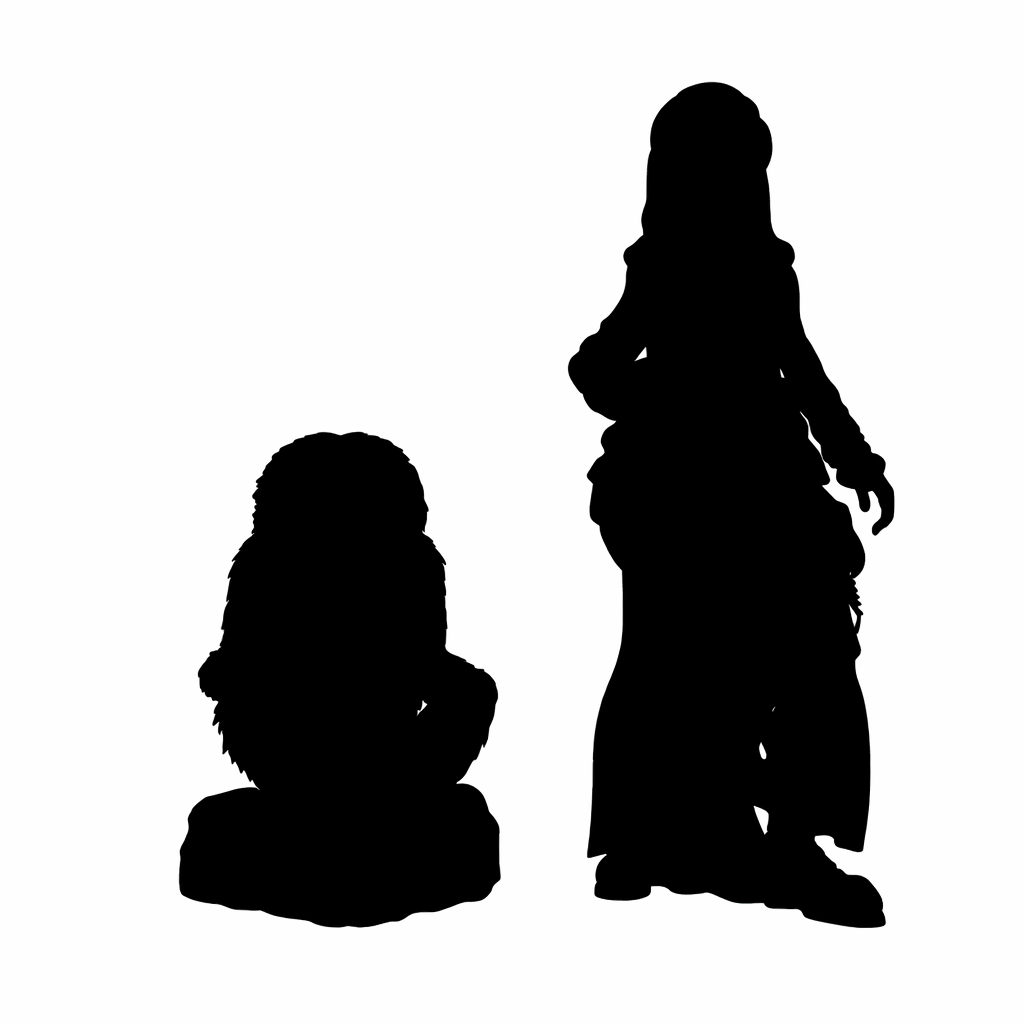 Baboon Scale Comparison to a 28mm human miniature
