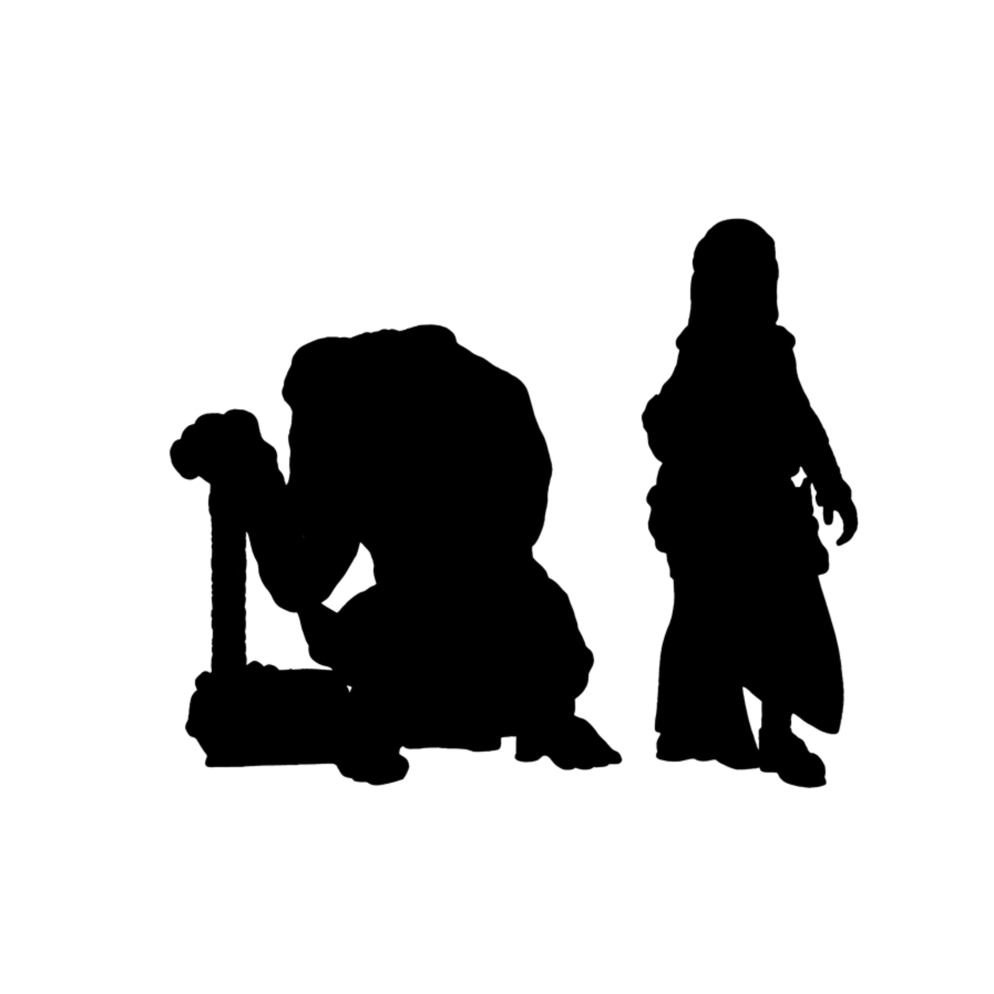 Baboon Warrior scale comparison to 28mm human miniature