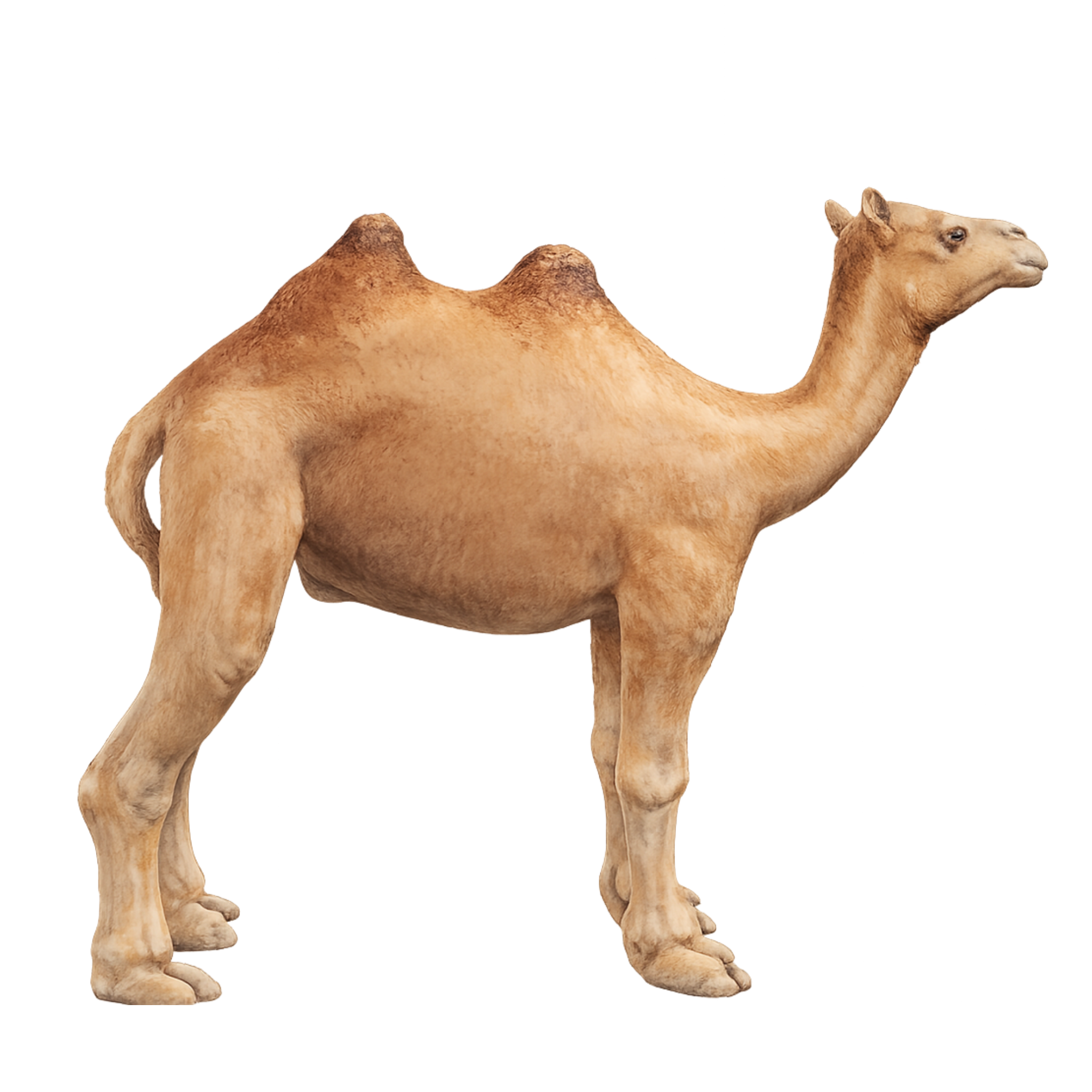 Painted Bactrian Camel standing miniature