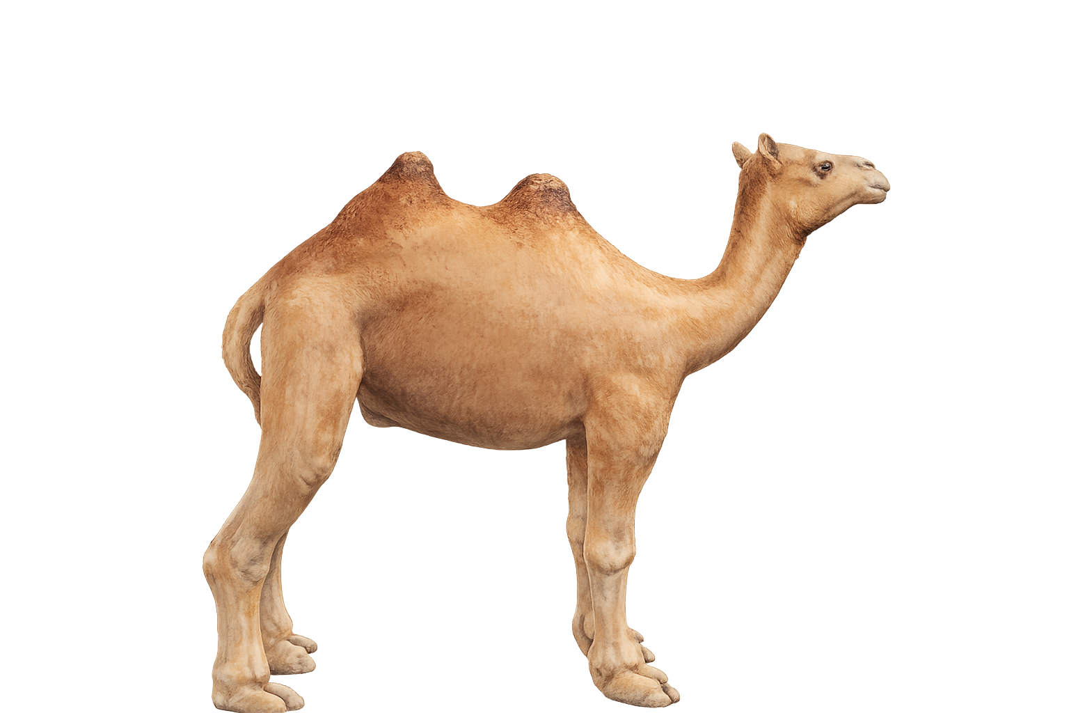 Painted Bactrian Camel standing miniature
