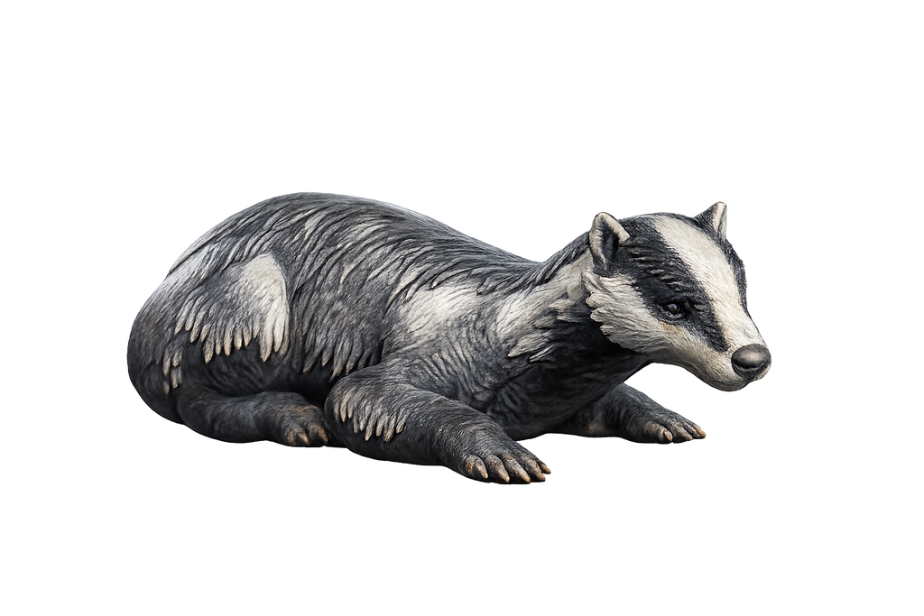 Painted Badger miniature