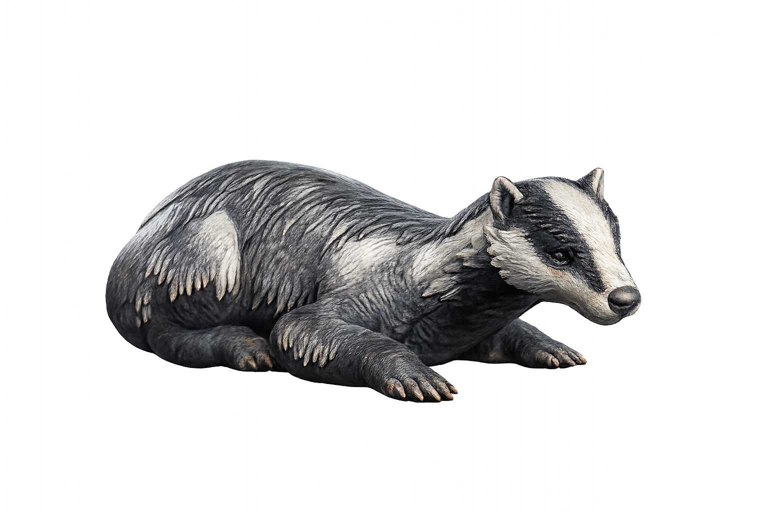 Painted Badger miniature