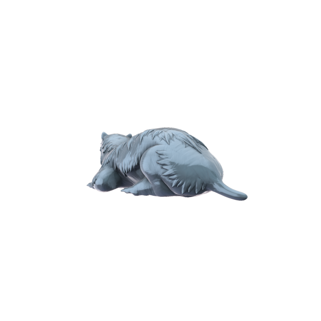 3D printed Badger rear view