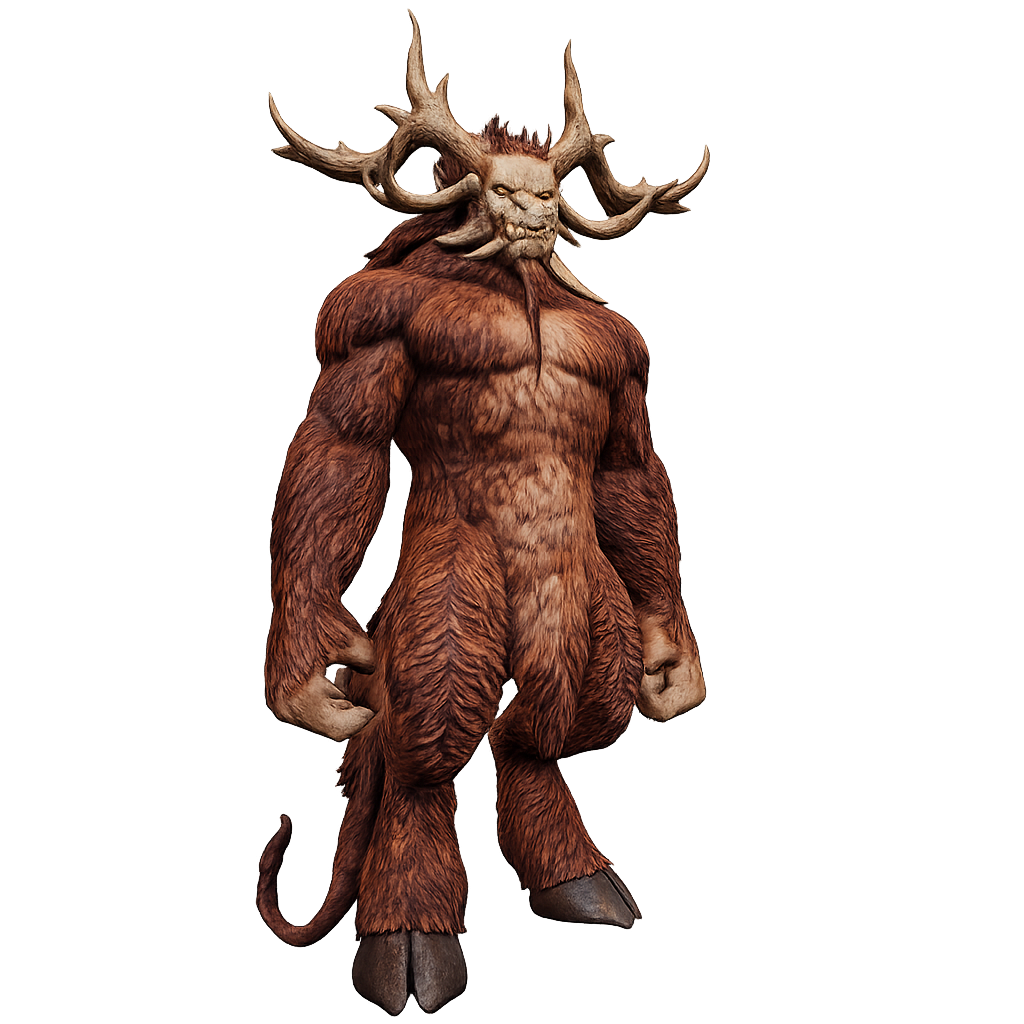 Painted Baphomet miniature