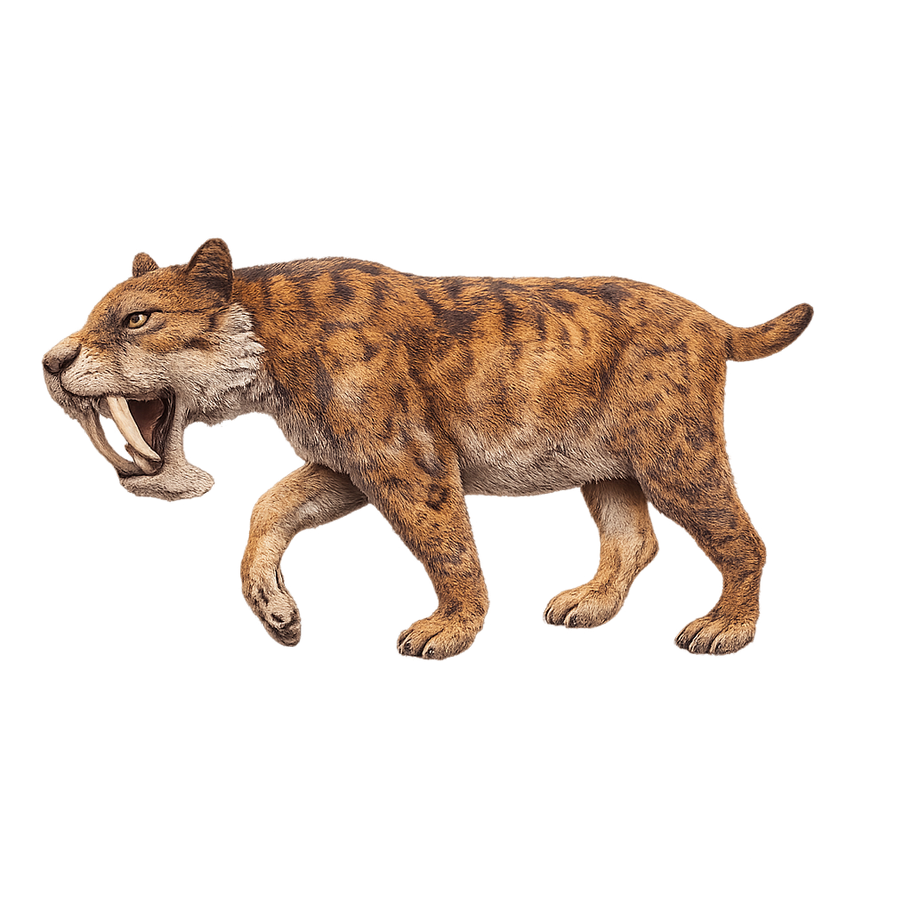 Painted Barbourofelis Stalking miniature