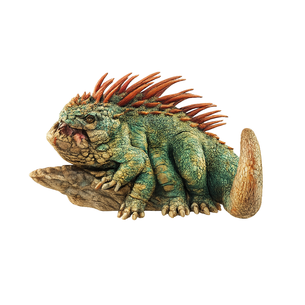 Painted Basalisk miniature