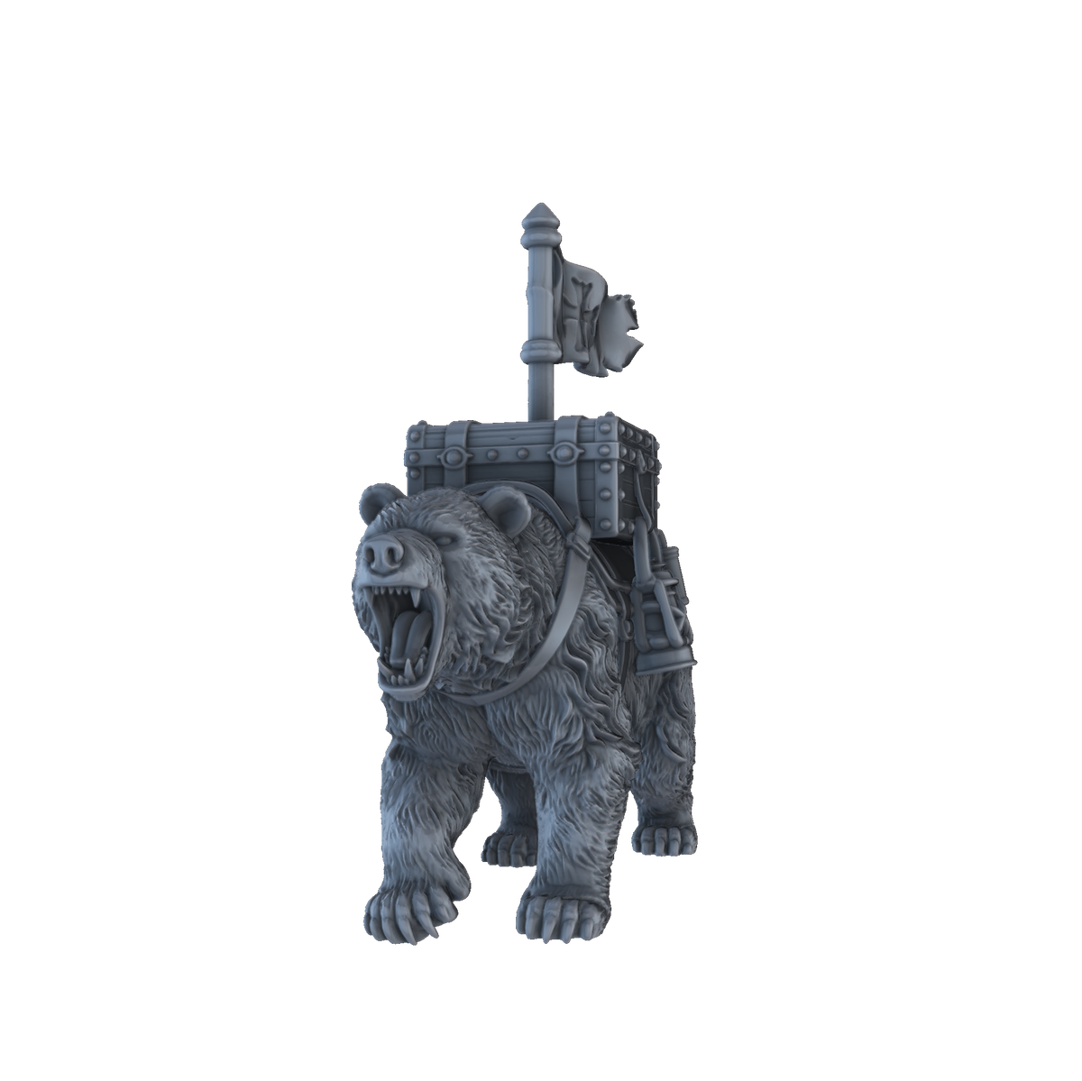 3D printed Bear of faith front view